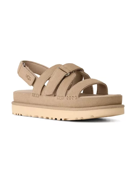 Sandali iz semiša UGG W Goldenstar Gleam bež