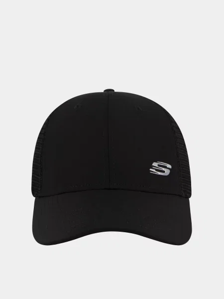 Skechers TONAL SKECHERS LOGO HAT Кепка Поліестер/спандекс чорний
