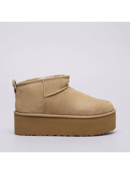 Klasične čizme Ugg s platformom bež