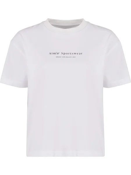 Aim'n Tricou negru alb