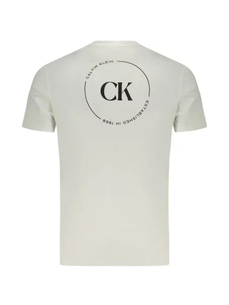 Tricou Calvin Klein cu imagine alb