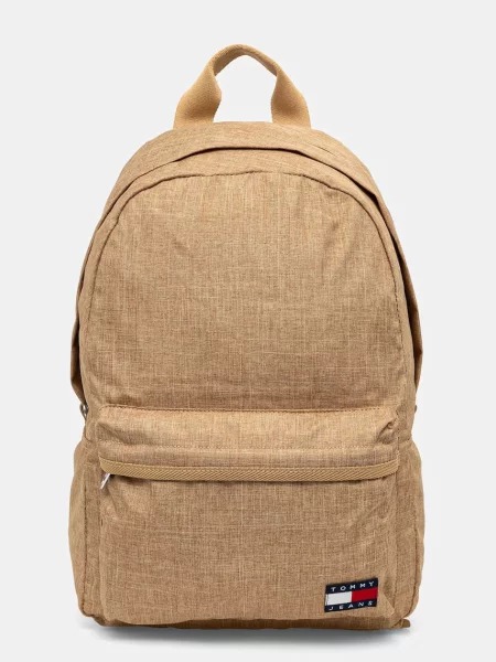 Batoh Tommy Jeans pánský velký hladký béžová