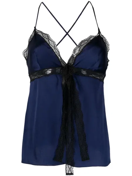 Top Alberta Ferretti din dantelă