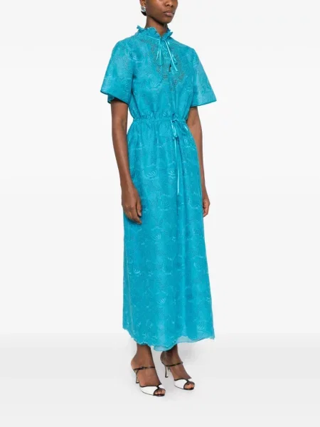 Rochie maxi Valentino Garavani de costum albastru