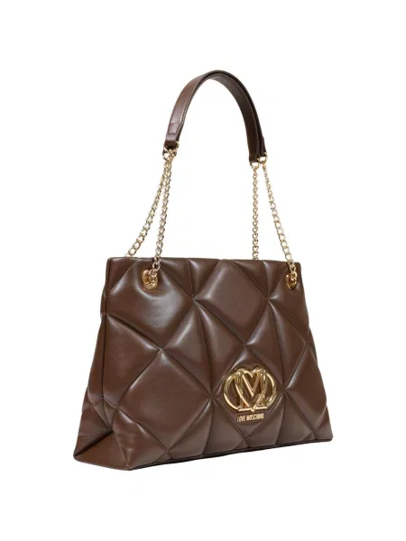 Kabelka Love Moschino hnedá