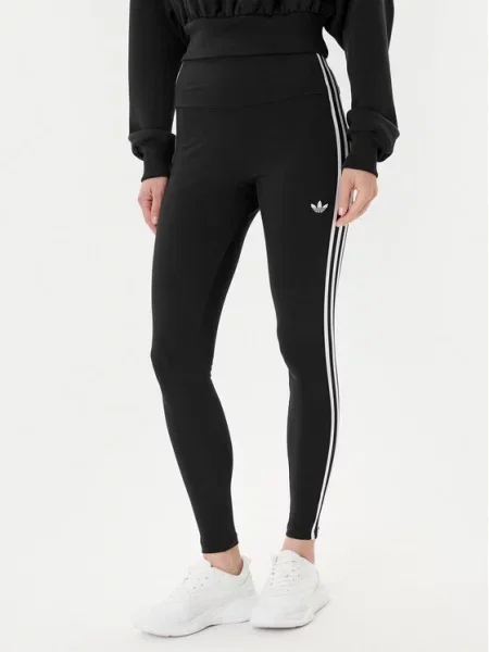 Tajice adidas Originals 3S Leggings Co s aplikacijom crna