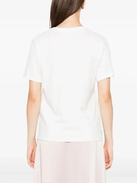 Tricou Weekend Max Mara cu autograf alb