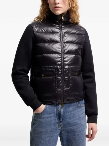 Matlasat geacă Moncler albastru