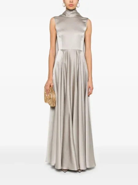 Rochie maxi Solace London gri