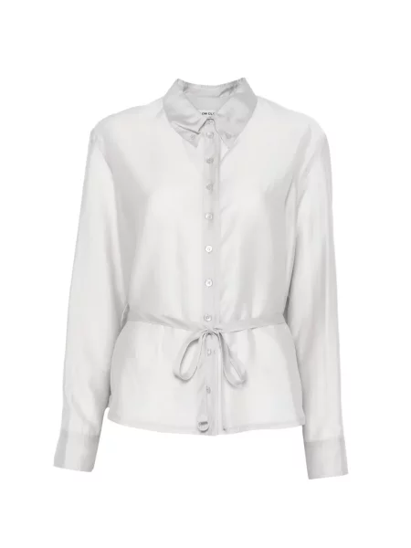 Klasična struk košulja Low Classic veze siva