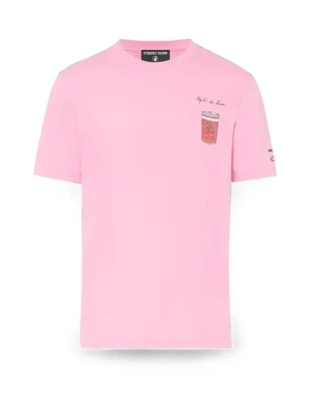 Tricou Iceberg cu imagine roz