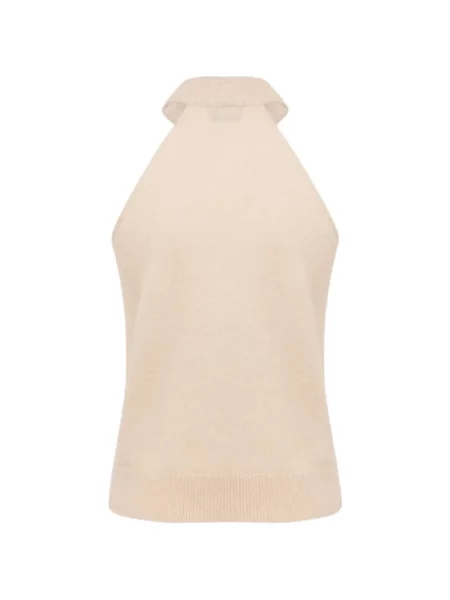 Top Laneus cu gât halter
