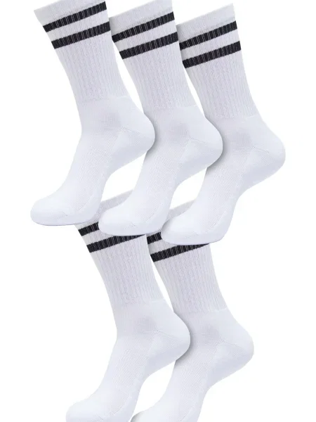 Urban Classics Șosete negru alb