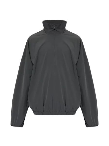 Hanorac Fear Of God Essentials de jumătate de fermoar gri