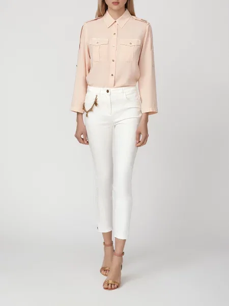 Блуза Elisabetta Franchi бежева