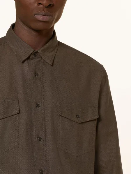 Hugo Košile Epaz Regular Fit hnědá