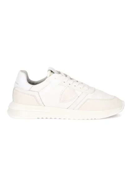 Buty do biegania Philippe Model zamszowe do biegania białe