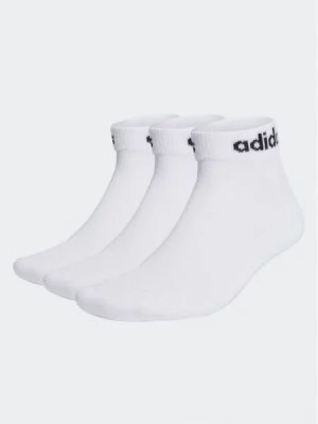 Ponožky Linear Ankle Cushioned – 3 páry bílé