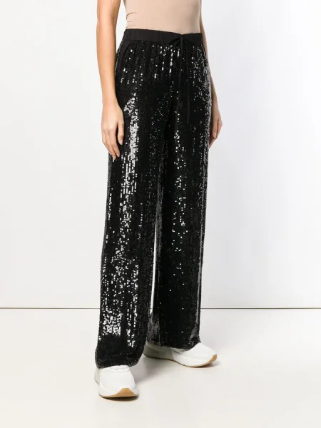 Pantaloni P.a.r.o.s.h. cu paiete negru