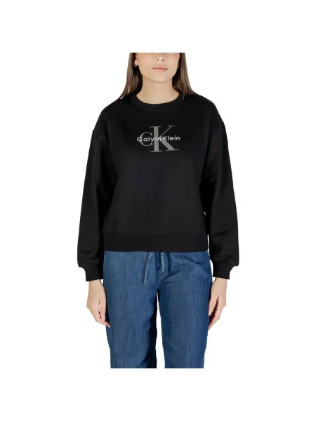 Geacă de blugi Calvin Klein Jeans negru