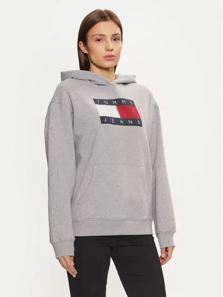 Tommy Jeans Bluza szary