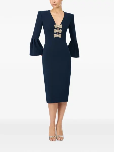 Rochie Jenny Packham cu funde albastru