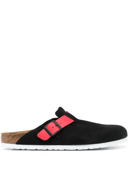 Sandale Birkenstock din piele de căprioară negru