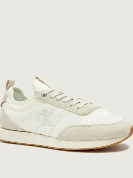 Calvin Klein Sneakers RETRO RUNNER | piele întoarsă