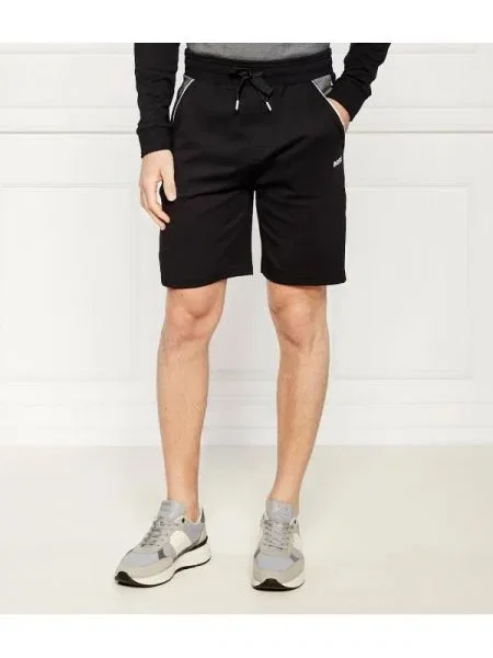 BOSS BLACK Pantaloni scurți negru