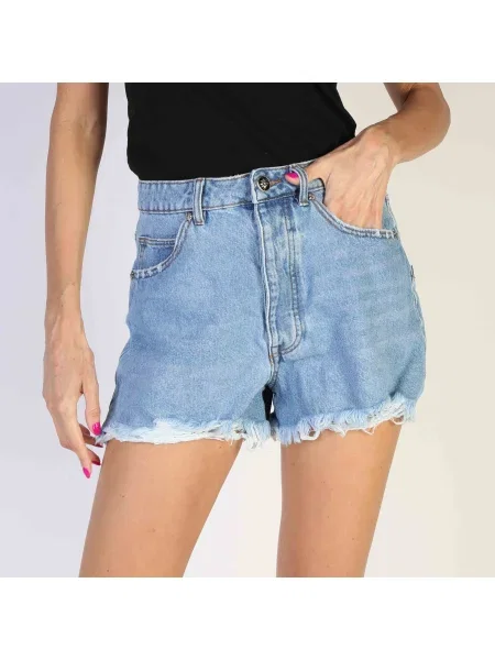 Szorty jeansowe Richmond czarne