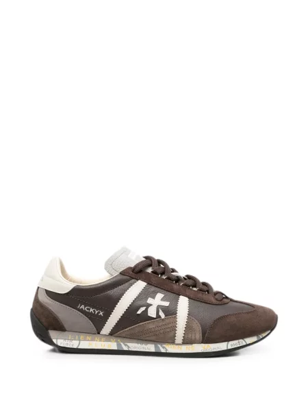 Sneakerși Premiata cu autograf maro