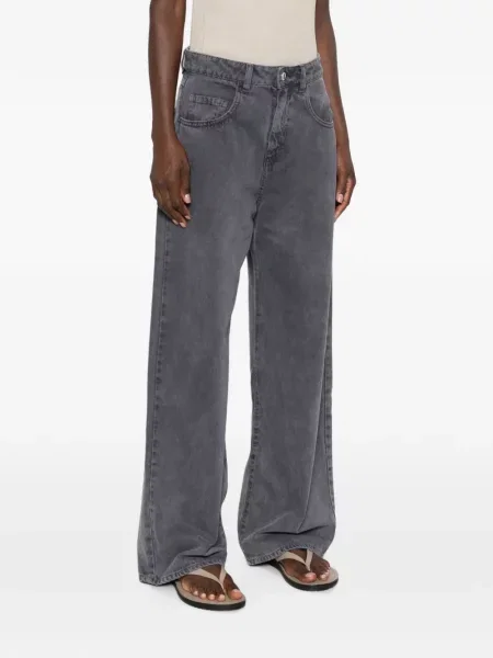 Blugi cu picior larg Icon Denim gri