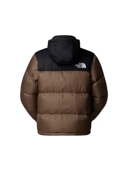 The North Face kurtka puchowa Retro Nuptse zimowa brązowy