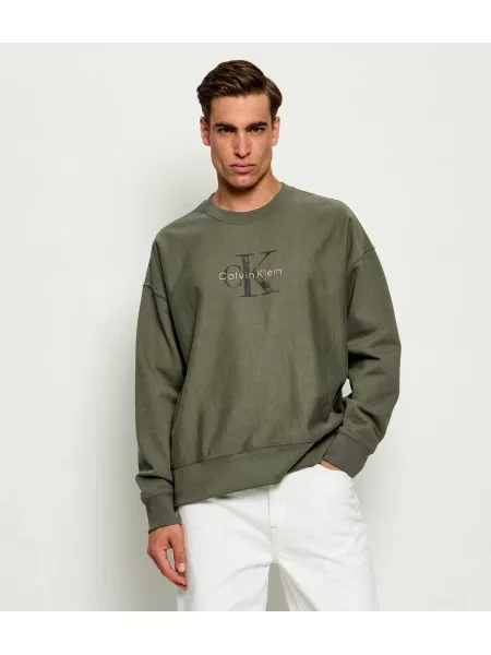 Calvin Klein Jeans Hanorac | Relaxed fit verde