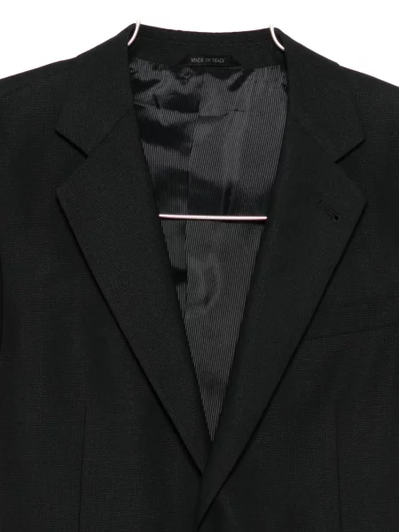 Μάλλινος μπλέιζερ Giorgio Armani μαύρο