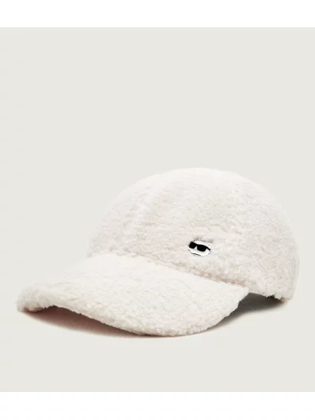 Șapcă KARL LAGERFELD Crem alb