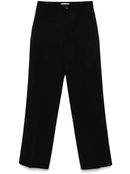 Pantaloni Jil Sander de lână negru