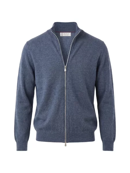 Cardigan Brunello Cucinelli albastru