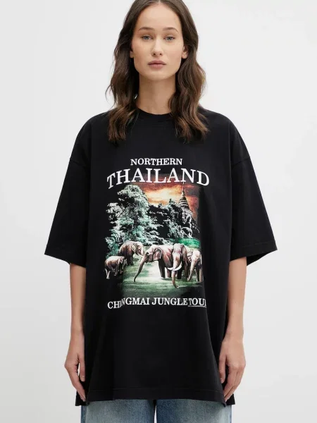 Koszulka Vetements trekkingowa czarna