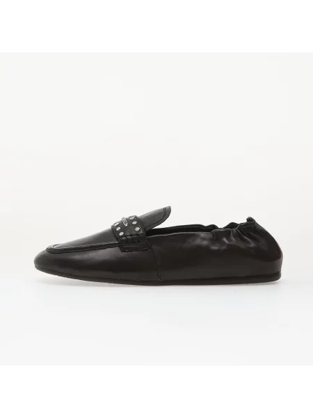 Сникърси Karl Lagerfeld Jeans Marlee Loafer Studs Saddle Black Lthr w/ Silver EUR 38 черно