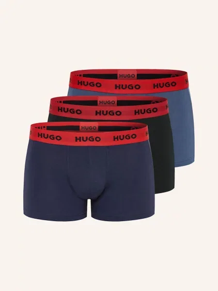 Hugo Bokserki 3 Szt. blau czarne