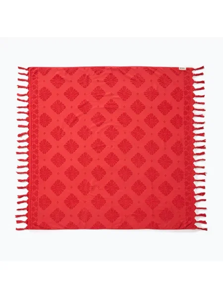 Sweter Rip Curl żakardowy czerwony