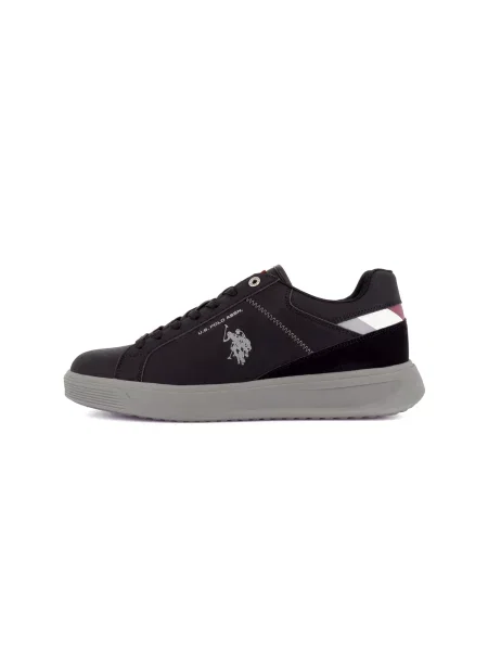 US POLO ASSN. Tenisky Ron šedá / černá bílá