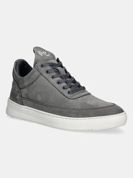 Filling Pieces adidași din nubuc Low Top Ripple Nubuck barbati gri