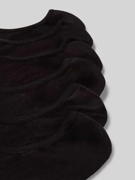 Skarpetki stopki z detalami z logo w zestawie 3 szt. S.oliver Red Label czarne