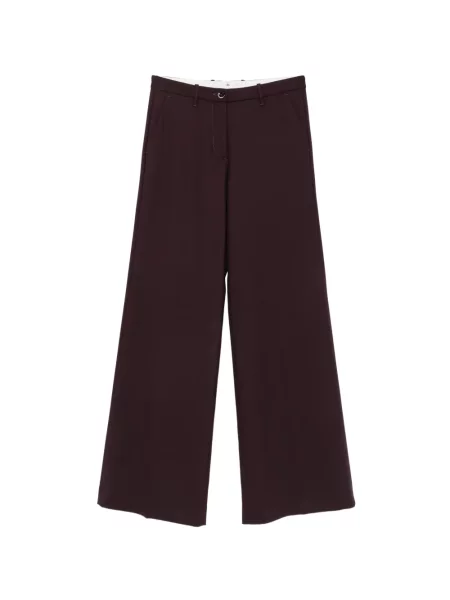 Pantaloni Nine In The Morning de lână violet