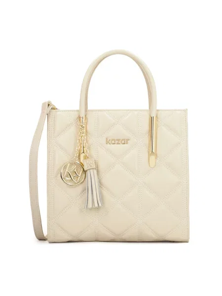 Torebka Kazar elegancka beżowa