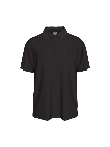 Tricou polo Calvin Klein Jeans negru