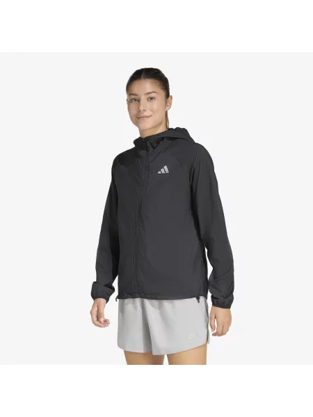 Geacă Adidas Performance alergare negru
