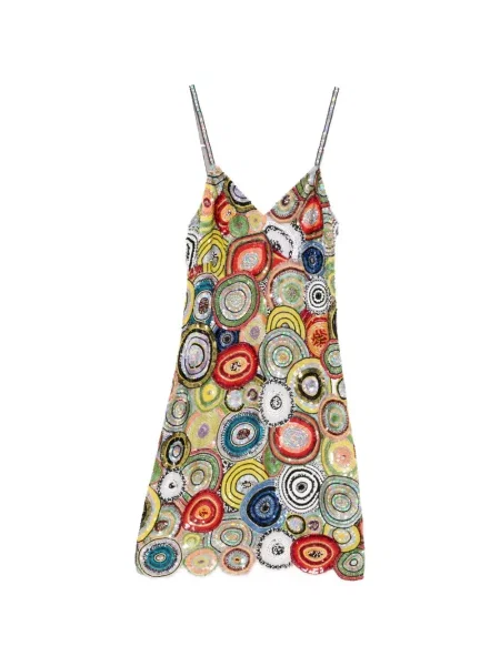 Mała mały sukienka mini Ashish garniturowa czerwona